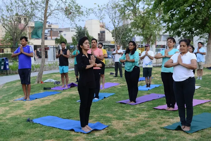 Large Group Corporate Yoga 